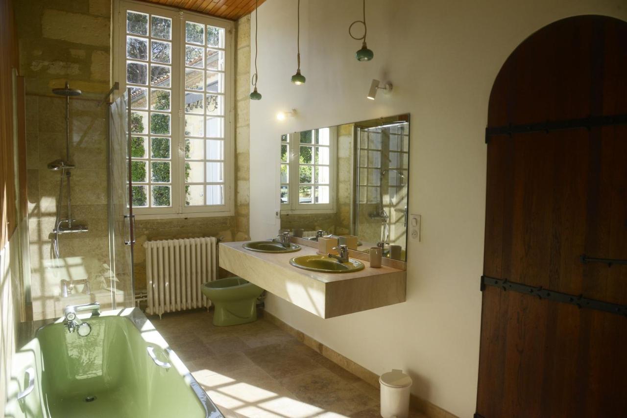 Chateau Rosemont - Grande Maison Familiale Campagne Dans Le Medoc Avec Piscine Et Tennis A 15 Mn Bordeaux Labarde Bagian luar foto